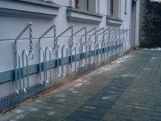 Fahrradst&auml;nder Zehlendorf-45&deg;-Wand